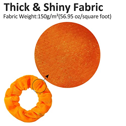 60 Colors Velvet Hair Scrunchies for Women Teen Girls Teenage Girls Kids Bobbles Hair Tie Solid Color Hair Band Hair Accessories Gift Great Gift for Holiday and Party