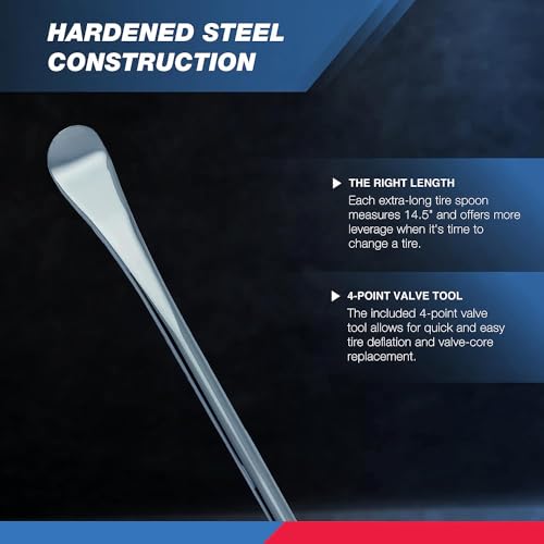 Neiko 20601A 14.5 Inch Steel Tire Spoons Tool Set thumb #2