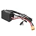 Keenso High Performance Model Car ESC, 120A Brushless ESC Electronic Speed Controller Accessory Fit for 1/8 RC Car (XT60)