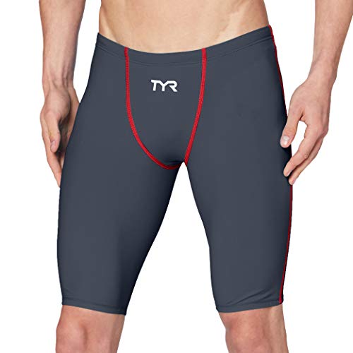 TYR TPSM6A5118 Male Thresher Short Grey/Red 18