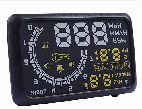 CarBest HUD Head Up Display com interface OBD2 EOBD para carros RPM MPH KM/H Aviso de excesso de vel
