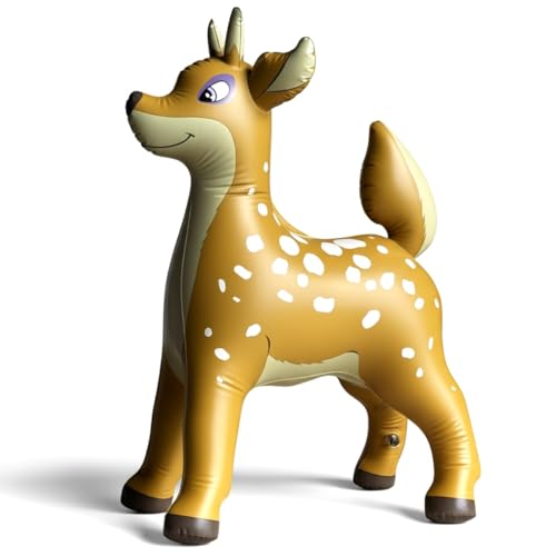 Jet Creations 36 Inflatable Christmas Deer Large Blow-Up Reindeer Toy Party Decoration Birthday Prop Holiday Yard Dcor