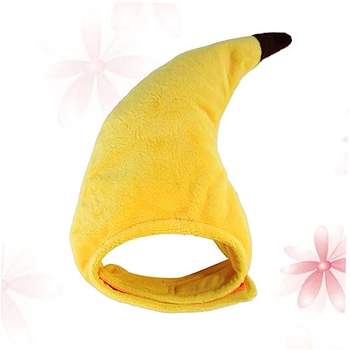 FOMIYES 3 Pecas banana gato boné de banana para cachorro arnês bichinhos de estimação bicho de estim