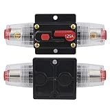 Najlepszy bezpiecznik, 12-24 V 125 A, stereo lub wyłącznik automatyczny. Bezpiecznik automatycznego odzyskiwania. Uchwyt wbudowany do łodzi samochodowej