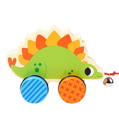Animal Push Car, Wood Dragon Push Car, Baby Vehicle Toys, Hand Push Car Toys, Sensory Push Car, Push Car Toys for Girls, Toddler Push Car, Pull Rope Baby Car, Wooden Dragon Toy - Image 7