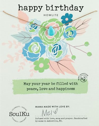 SoulKu Handcrafted Necklace, Empowerment Jewelry With Healing Crystal, Inspirational Jewelry For Women, Mom & Sister Gifts, 2