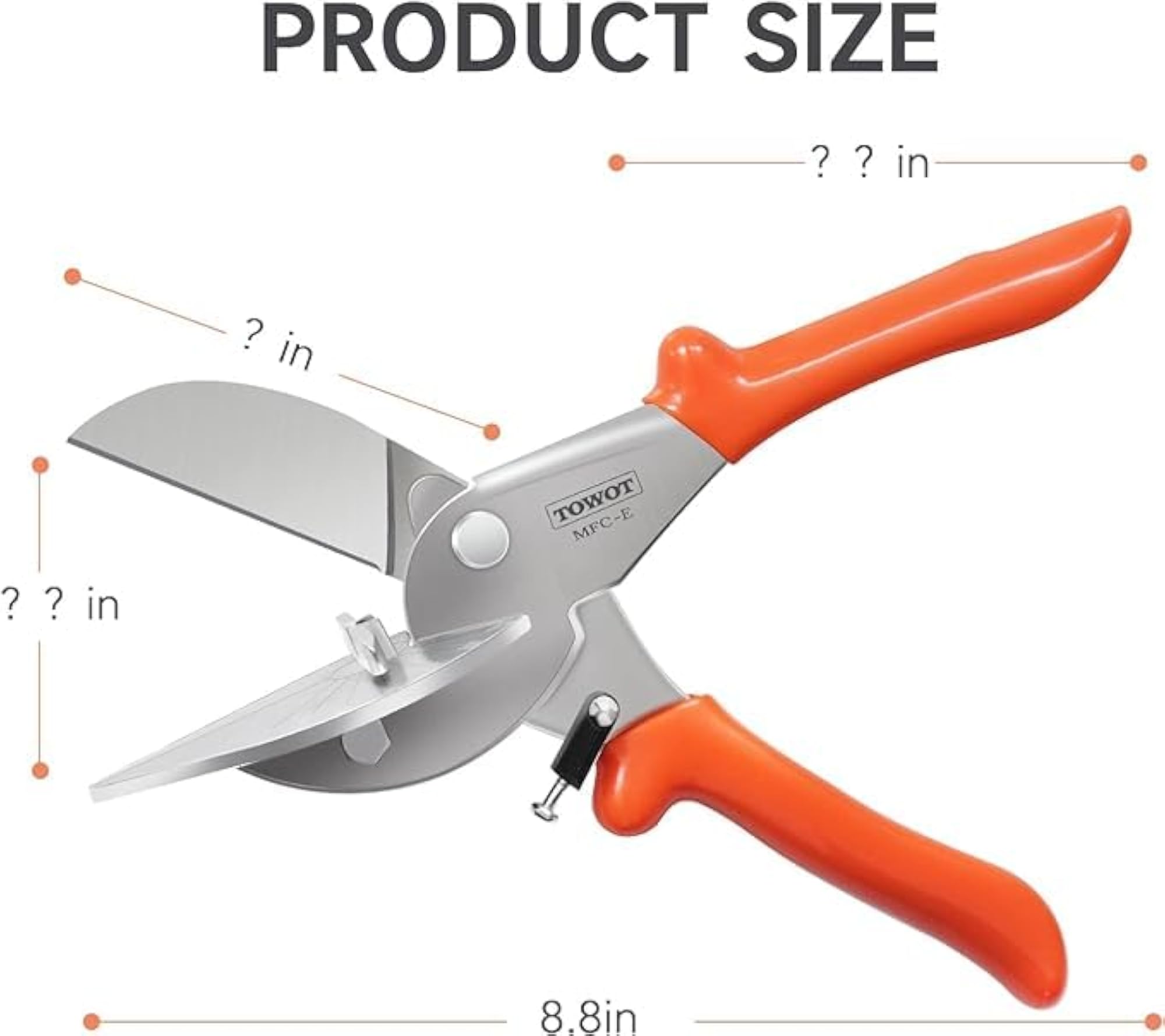 Nitya Sharp Angle Miter Shear Cutter, Adjustable Tool