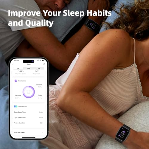 Blood Pressure Smart Watch, 1.95'' Blood Pressure Watch with Air Pump Cuff, Blood Pressure Monitor Watch for Sleep and Sports Tracking for Android... - Image 4