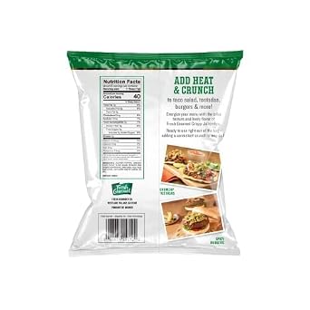 Fresh gourmet Crispy Jalapenos, Lightly Salted, 16 ounce
