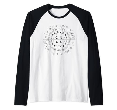 Gracioso Sarcástico Ciencia Humor Impresionante Biología Código Genético Camiseta Manga Raglan
