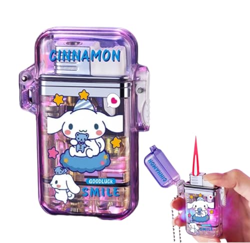 Encendedor Kawaii Transparente con Cadena NIVEK miniatura 1