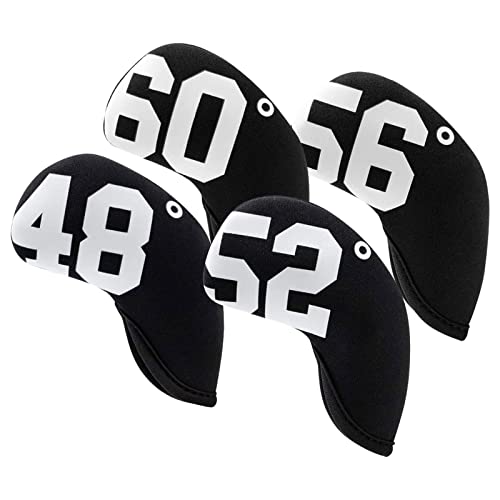 Juego de 4 Fundas de Neopreno para Palos de Golf