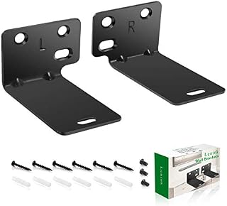 Lenink Wall Bracket Mount Compatible with Bose WB-300 SoundTouch 300 Soundbar Speaker,Black