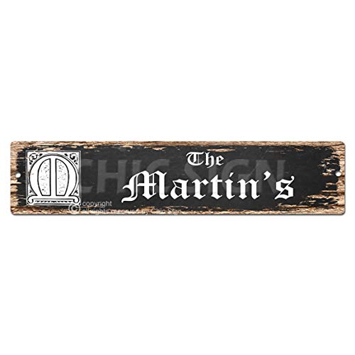Amazon.com: The MARTIN'S Family name Plate Sign Vintage