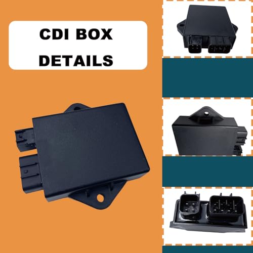 Image of Ignition Coil CDI BOX & Spark Plug for Yamaha Big Bear 350 1996-1999 Replace #4SH-85540-00-00 Wolverine 350 2000-2001 / Timberwolf 350 1997 / Kodiak 400 1996-1999 QINLANAP