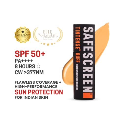 Image of CHOSEN TINTENSE Buff Shade Tinted Mineral Sunscreen SPF50+ PA++++ | Broad Spectrum, No White Cast, 40ML