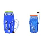 Source Wasserbehälter Widepac Trinkblase, transparent/Blau, 3 Liter & Wasserbehälter Widepac Trinkblase, transparent/Blau, 2 Liter