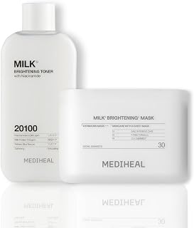 MEDIHEAL OFFICIAL(メディヒール) ミルクブライトニング トナー 300ml+30枚マスク