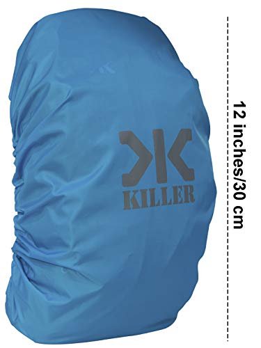 Image of Killer Mini Rain & Dust Cover with Pouch T.Blue for Small 12 Litre Backpacks