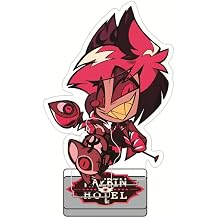 Hazbin Hotel 10CM Acrylic Stand Figure Lucifer Alastor Vox Val Husk Angel Dust Anime Desk Display Collectible Alastor