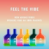 Adidas Vibes Happy Feels Eau de Parfum dla wszystkich, żywy i ekscytujący, długotrwały zapach, grejpfrut i jaśmin, 50 ml