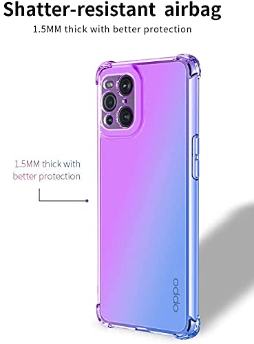 Custodia Antiurto Custodia Trasparente IVoler Per Oppo Find X3 Pro 5G
