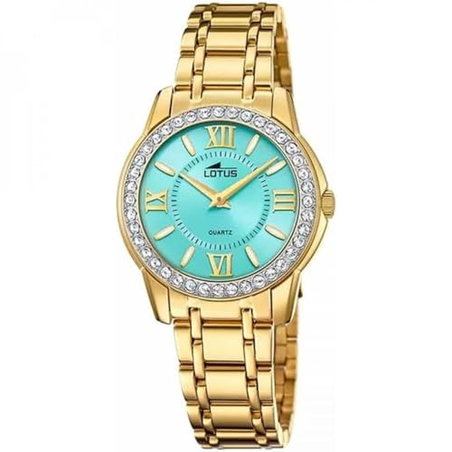 Montre femme Lotus dorée chic pour sublimer vos tenues de bureau et vos soirées habillées