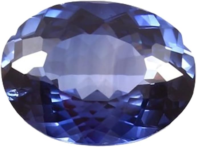 1 Pcs. Of Lab Created Ceylon Blue Sapphire 18x14mm Oval Shape Faceted cut loose gemstone for jewelry making. (DIY, Ring, Pendant, Necklace)|GH_NAT_14914