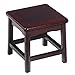 Sturdy stool - Mahoń Small Bench Afryki Rosewood Square Stołek Drewno Stołowe Stołowe Drewno Stołek Drewniany Stołek Drewniana Ławka Zmień Stołek Buty Różnorodność kolorów Opcjonalnie (Kolor: Ciemny k