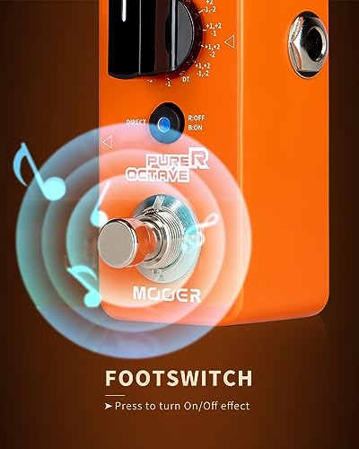 MOOER Micro Seires Overdrive, Boost, Delay, Noise Gate, Flanger (Purer Octave)