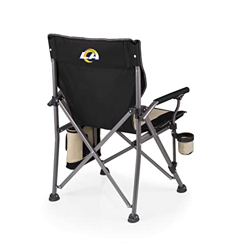 Image of Picnic TIME NFL Unisex-Adult NFL Outlander Folding Camping Chair with Cooler, Heavy Duty Beach Chair