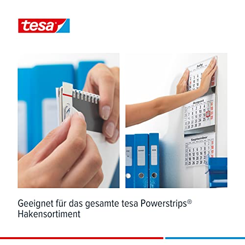 Image of Powerstrips Large in Confezione da 3 - Strisce Biadesive per Il Montaggio di Oggetti Su Superfici Lisce, Fino a 2 Kg di Potenza di Tenuta - 30 Strisce Powerstrips