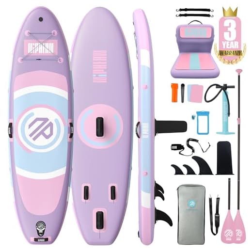 Niphean Tabla Paddle Surf Hinchable, Tabla de Paddle Surf 305 cm con Aletas de Equilibrio para Principiantes y Accesorios Resistentes, Sup Board para Adultos, Stand up Paddle Board Versátil para Yoga