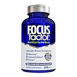 Focus Factor Nutrition for The Brain Improved Memory & Concentration Brain Supplement, 150 Count, 1 Pack (10407)