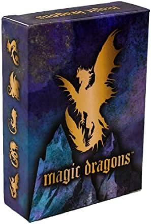 Magic Dragons Card Game - New! - Trick-Taking, Card-Capture Family-Friendly Dragon Game | Fun Card Games for Adults, Teens & Kids | 2-5 Players | 9+