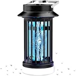 Fly Zapper Rechargeable Insect Killer, Electric USB Fly Traps Mosquito Catcher, Bug Zapper Insect Pest Control with UV LED Lights for Indoor Outdoor Home,Camping, Fishing