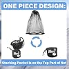 Benvo Mosquito Head Net Malla para Cabeza - 2 piezas Negro, Red Mejorada Grande para Protección contra Insectos para Pesca, Camping y Jardinería miniatura 5