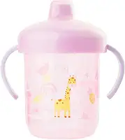 Copo Treinamento Infantil Antivazamento Bico Rigido Pimpolho (Girafa)