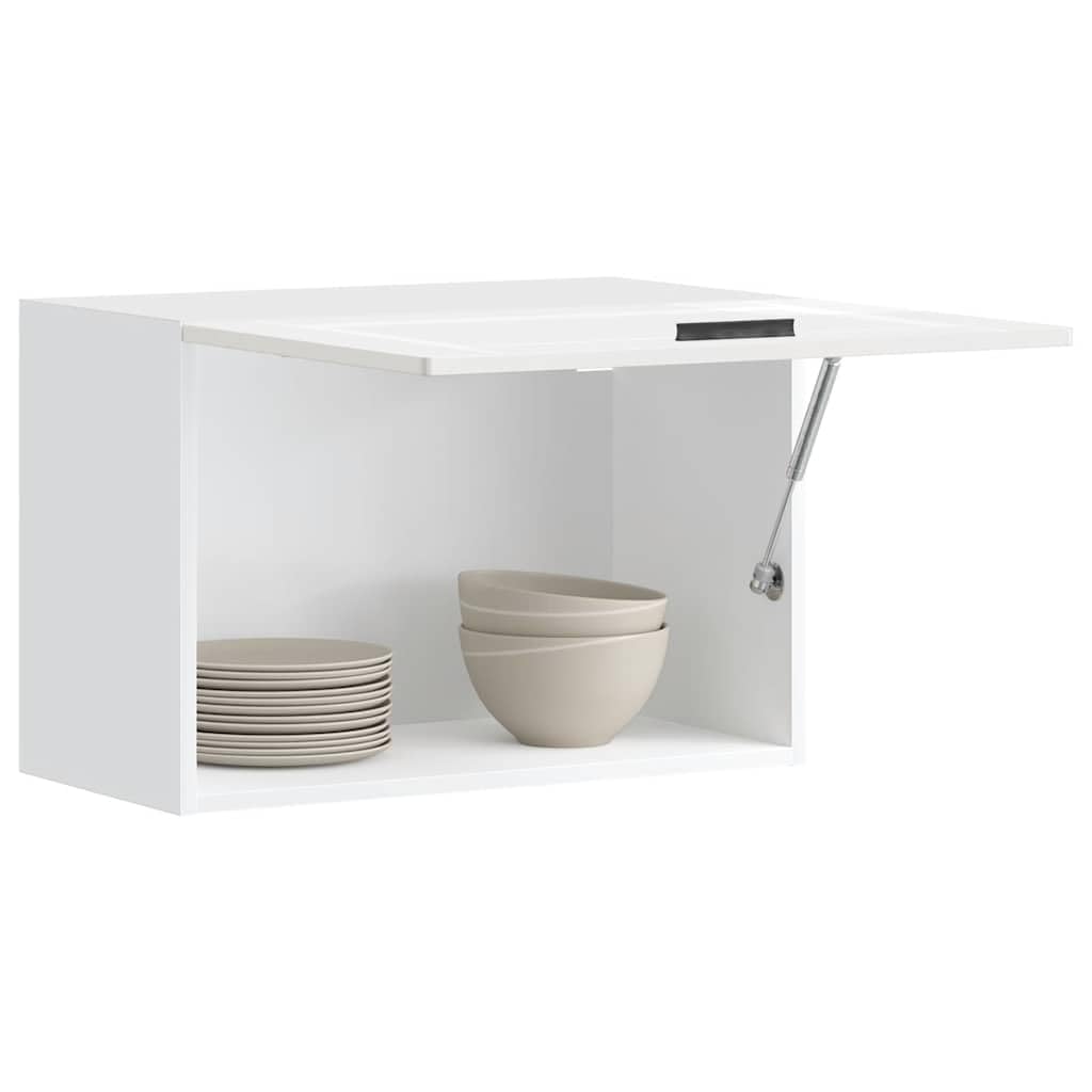 vidaXL Armario Pared Cocina Porto Madera ingeniería Blanca Alto Brillo, Unidad de Pared de Cocina, gabinete para Pared de Cocina, gabinetes de Pared con Puertas