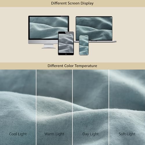Simple&Opulence 100% French Linen Duvet Cover Set with Embroidered Queen Size, 3 Pcs Washed Soft Farmhouse Bedding Set with Button Closure,1 Comforter Cover and 2 Pillowshams, Dusty Blue by Simple&Opulence - Used condition - Image 9
