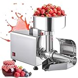 Mulino Per Pomodori Elettrico Con Filtro Acciaio Per Lavorazione Professionale Di Pomodori, Passapomodori Elettrico 450w, Macchina Per Salse In Acciaio Inox Da Banco Commerciale, Resa 90–160kg/h