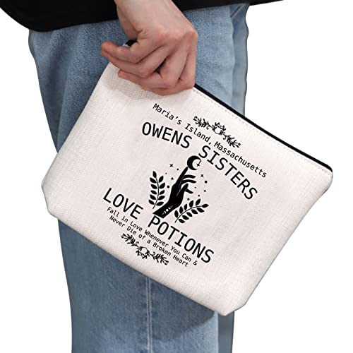 Magic Movie Inspired Gift Verbena Apothecary Makeup Bag Basic Witch Cosmetic Bag Movie Fan Gift Witchy Woman Zipper Travel Bag (Verbena Apothecary) - Image 2
