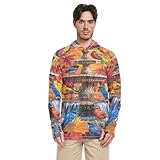 Légère et rafraîchissante : cette chemise de soleil pour homme est fabriquée à partir de 90 % de polyester et 10 % d'élasthanne, offrant une sensation de fraîcheur et de respirabilité.