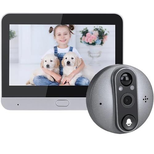 Spioncino Digitale WiFi Con Videocitofono - Visione Notturna HD 1080p | App Tuya | Rilevamento Movimento - Foto 4