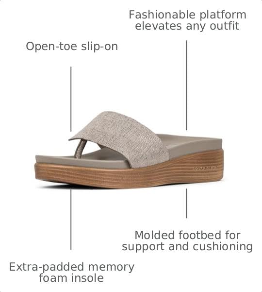 Image of Donald Pliner Women's Fifi Slide Sandals, Women's Summer Sandals, Women's Shoes, Comfortable Open-Toe Casual Flats
