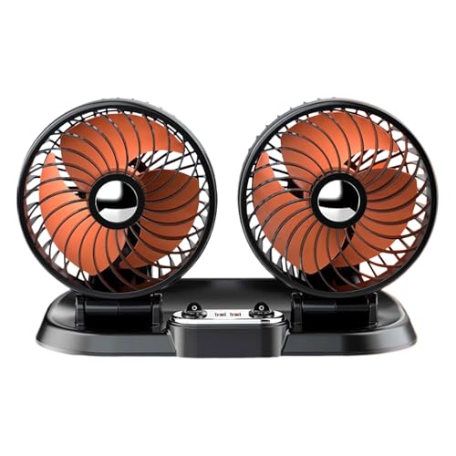Ventilateur double USB 24V pour tableau de bord de golfette et camion