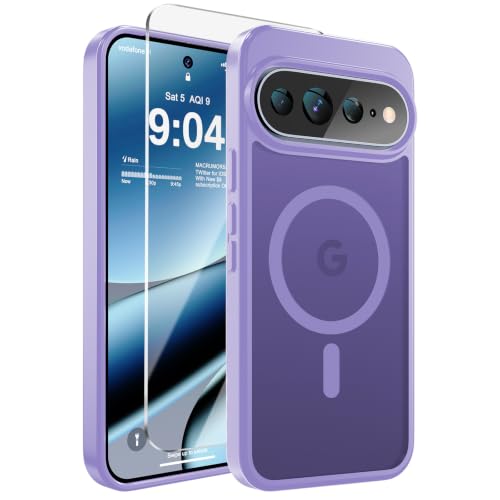 Image of WRJ Magnetic for Pixel 11 /11 Pro Case+Screen Protector, Taro Purple