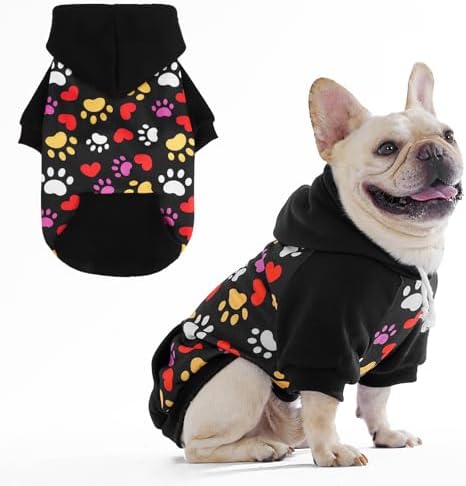 Halloween Dog Hoodie for Small Medium Large Dogs - Warm Clothes w...