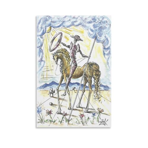 Don Quixote 2 Salvador Dali Canvas Poster 08x12