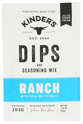 Kinders, BBQ Sauce Ranch Dips And Seasoning Mix, 1.25 Ounce